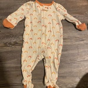 rainbow footie pajamas
